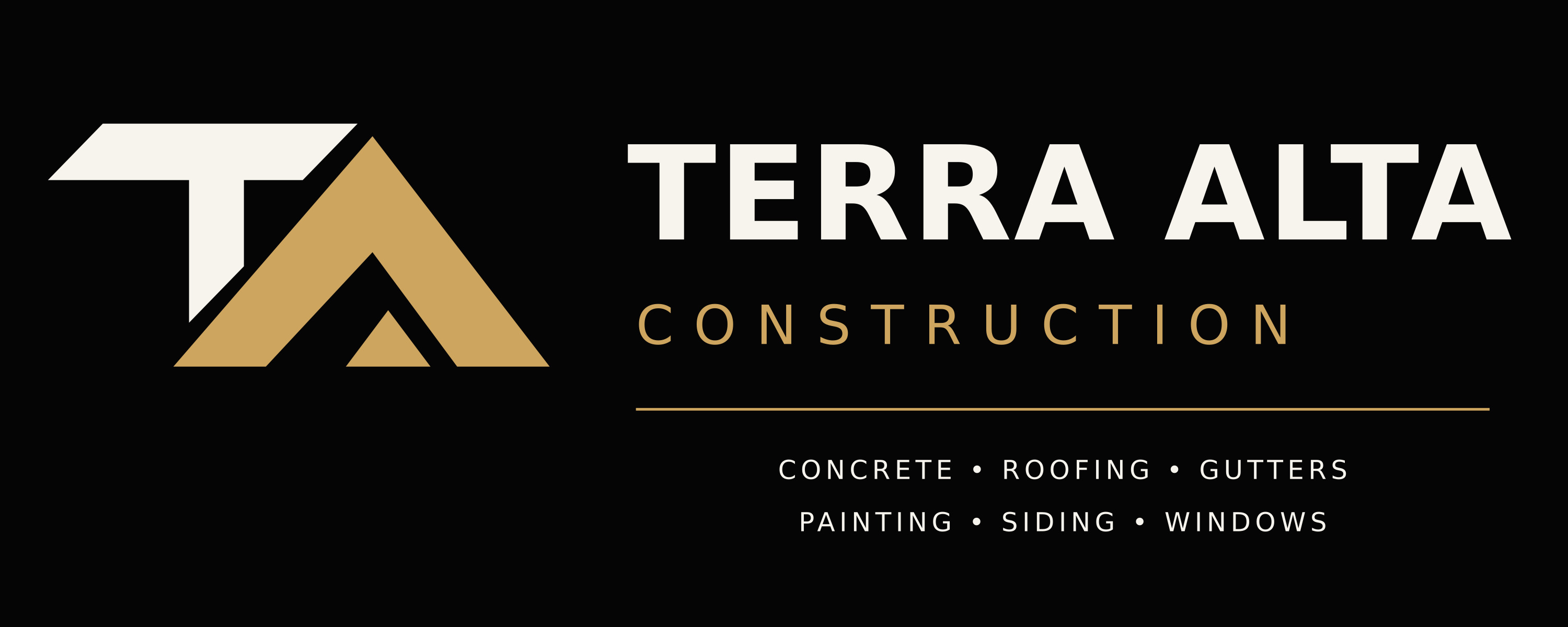 Terra Alta Construction — Concrete, Roofing, Gutters, Painting, Siding, Windows